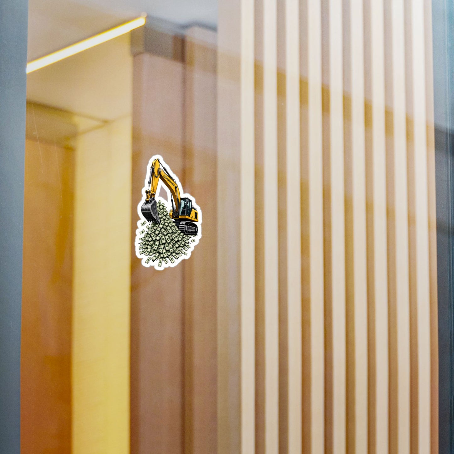 The Excavator Vinyl Sticker