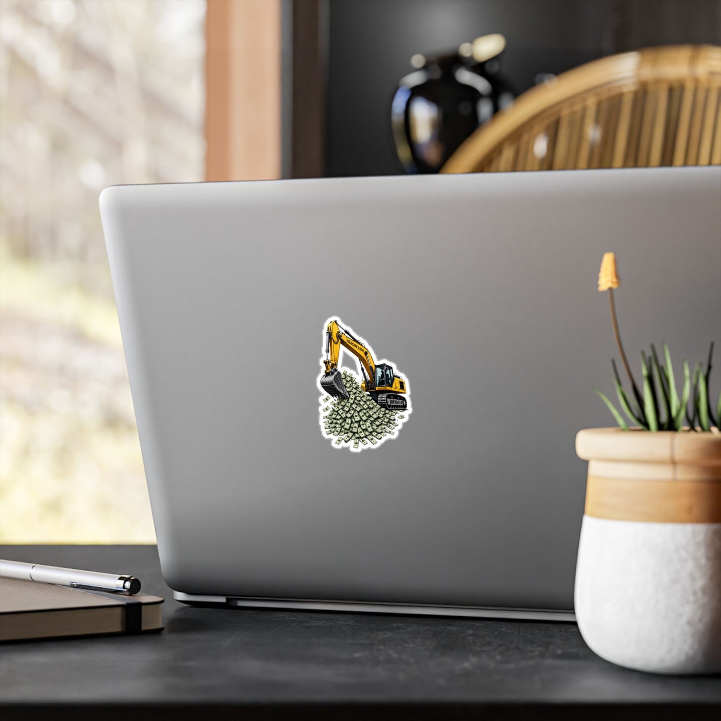 The Excavator Vinyl Sticker