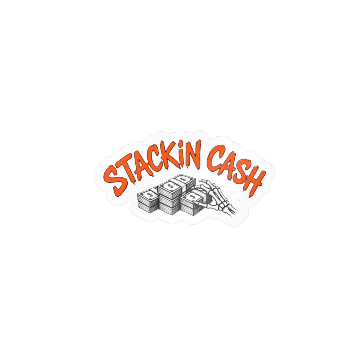 Stackin Cash Vinyl Sticker