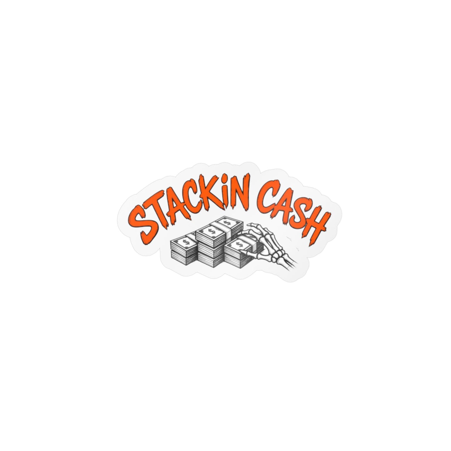 Stackin Cash Vinyl Sticker